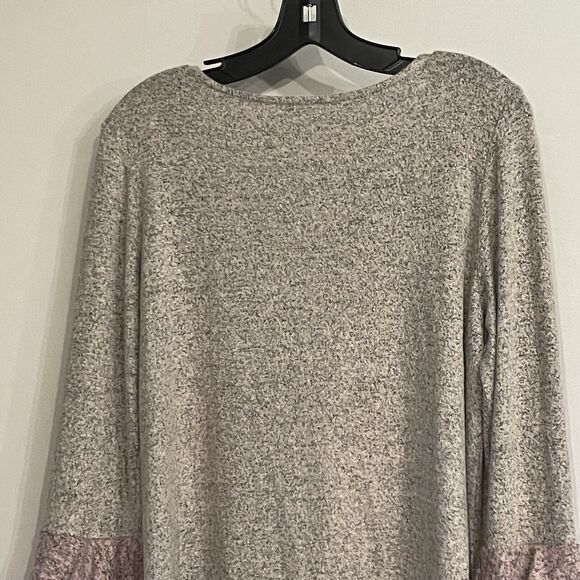 143 Story by Line Up Top‎ Ruffle Sleeve Pullover Womens M Soft Cozy - Picture 5 of 11